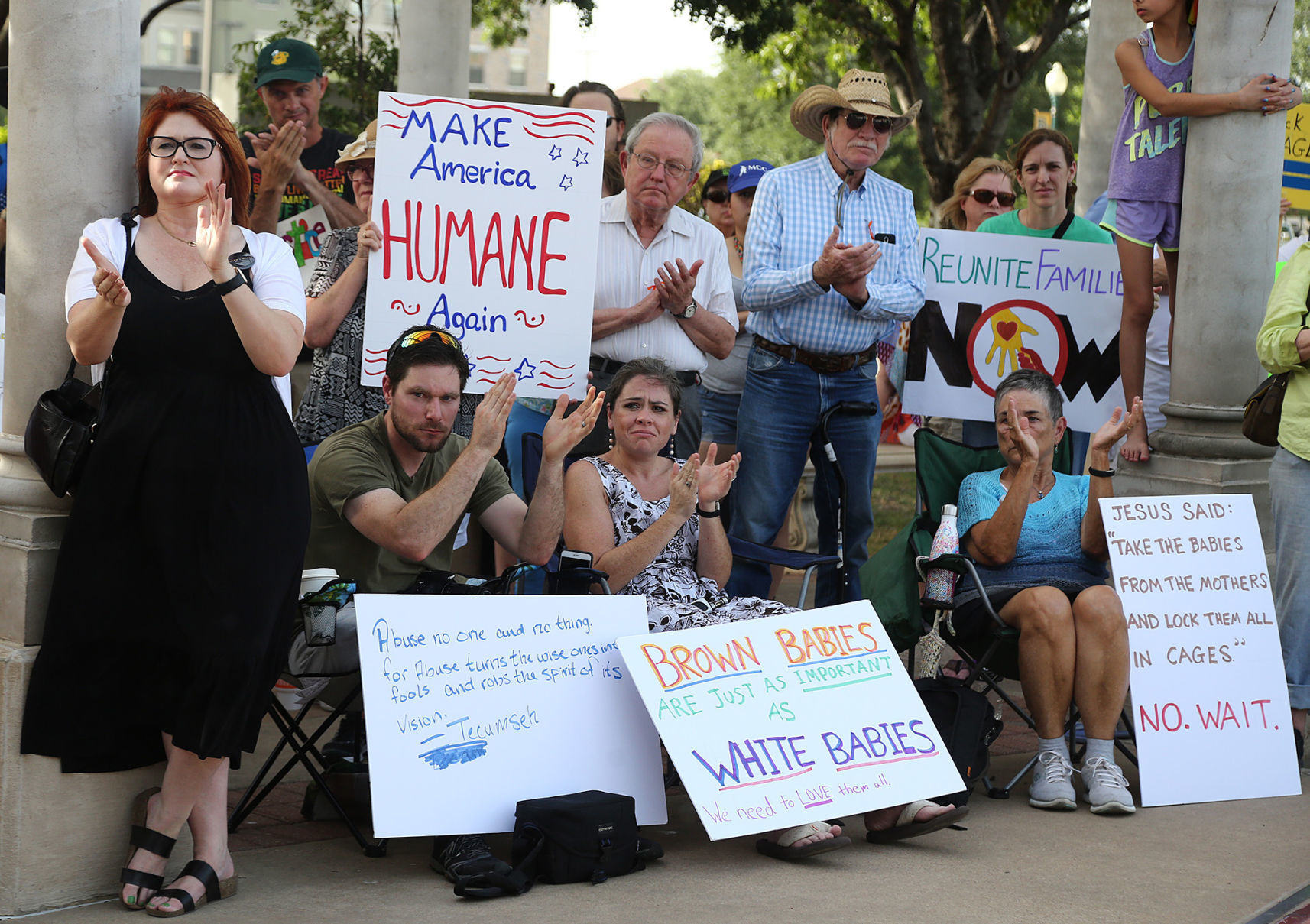Immigration rally